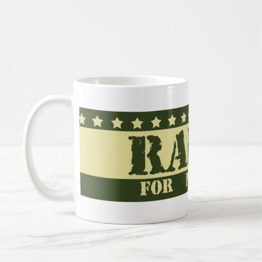 Für Präsident Radar Kaffeetasse (Links)