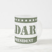 Für Präsident Radar Mattglastasse (VorderseiteRechts)
