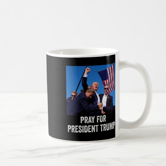 Für Präsident Trump4 Kaffeetasse (Rechts)