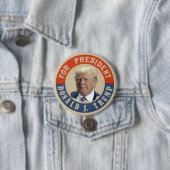 Für Präsidenten Donald J. Trump Button (Beispiel)