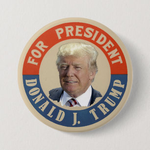 Für Präsidenten Donald J. Trump Button