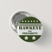 Für Präsidenten Hawkeye Button (Vorne & Hinten)