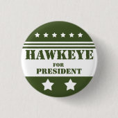 Für Präsidenten Hawkeye Button (Vorderseite)