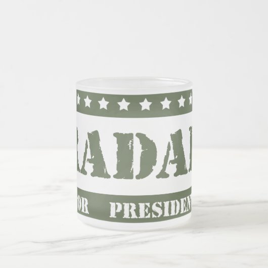 Für Präsidenten Radar Mattglastasse (Mittel)