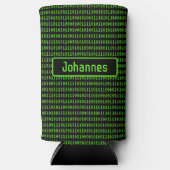 Für Programmierer - Computercode schwarz / grün Sp Selters Dosenkühler (Vorderseite)