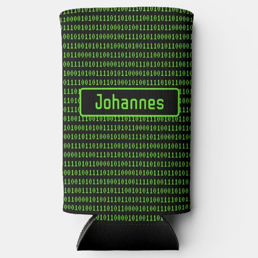 Für Programmierer - Computercode schwarz / grün Sp Selters Dosenkühler (Vorderseite)