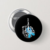 Für Prostatakrebs Mittelfinger Prostatakrebs Button (Vorne & Hinten)