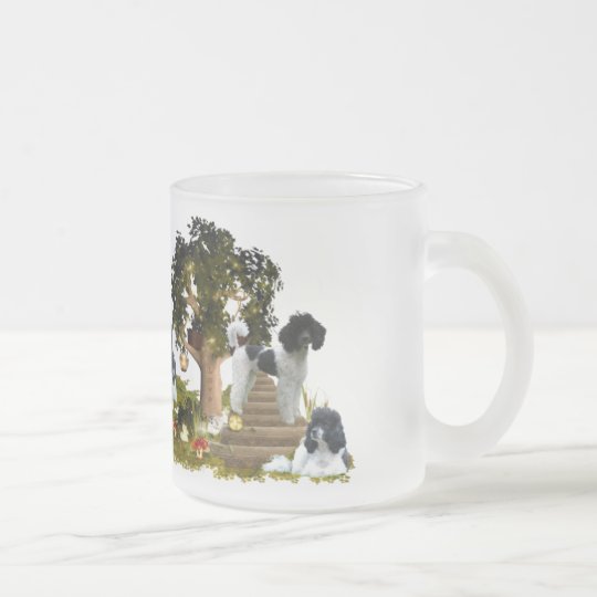 Für - Pudel-Liebhaber Mattglastasse