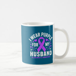 Für Purple Husband Demenz Alzheimer-Bewusstsein Kaffeetasse