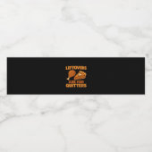 Für Quitters sind die Coolen Lederschilder klassis Wasserflaschenetikett (Einzelnes Label)