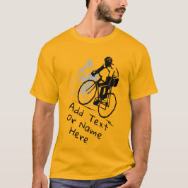 Für Radfreunde. Personalisiere T-Shirt