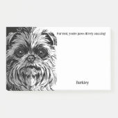 Fur real, du bist paws-itiv phantastisch! Name des Post-it Klebezettel (Vorderseite)