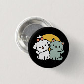 Fur-Real Friends Forever | Niedliches Katzen- und  Button (Vorne & Hinten)