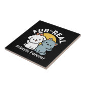 Fur-Real Friends Forever | Niedliches Katzen- und  Fliese (Seite)