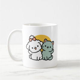 Fur-Real Friends Forever | Niedliches Katzen- und  Kaffeetasse