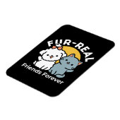 Fur-Real Friends Forever | Niedliches Katzen- und Magnet (Linke Seite)