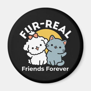 Fur-Real Friends Forever Niedliches Katzen- und Magnet