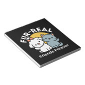 Fur-Real Friends Forever | Niedliches Katzen- und Notizblock (angewinkelt)