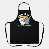 Fur-Real Friends Forever | Niedliches Katzen- und Schürze (Vorderseite)