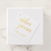 Für reichere oder ärmere Foil-Liebesmarken Geschenkanhänger (Mit Box)