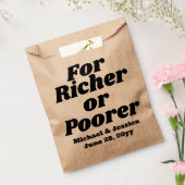 Für Richer oder Poorer Wedding Lottery Gast Gesche Geschenktütchen (Versiegelt)