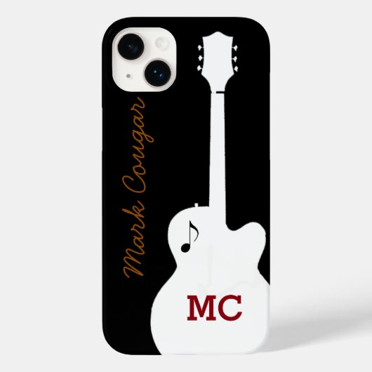 für Rockgitarrist Case-Mate iPhone Hülle (Rückseite)