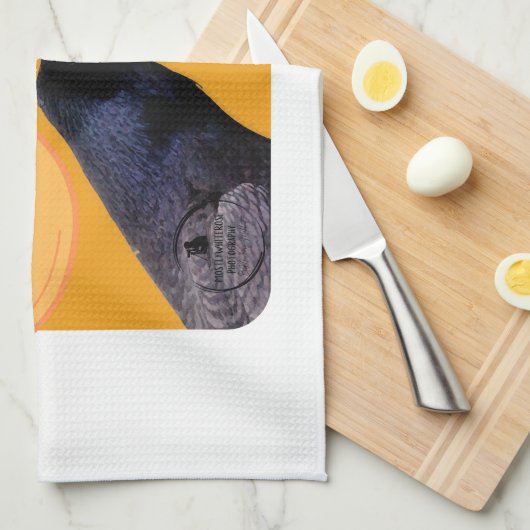 Für Rooks Sake - eine Hommage an den mächtigen Vog Geschirrtuch (Viertel Falte)