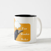 Für Rooks Sake Zweifarbige Tasse (VorderseiteRechts)