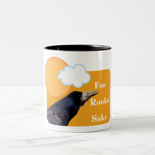 Für Rooks Sake Zweifarbige Tasse (Mittel)