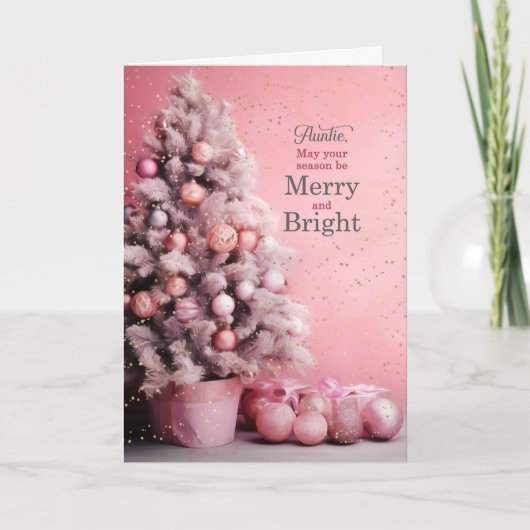 für Rosa Froh und Hellrosa Weihnachten (Vorderseite)