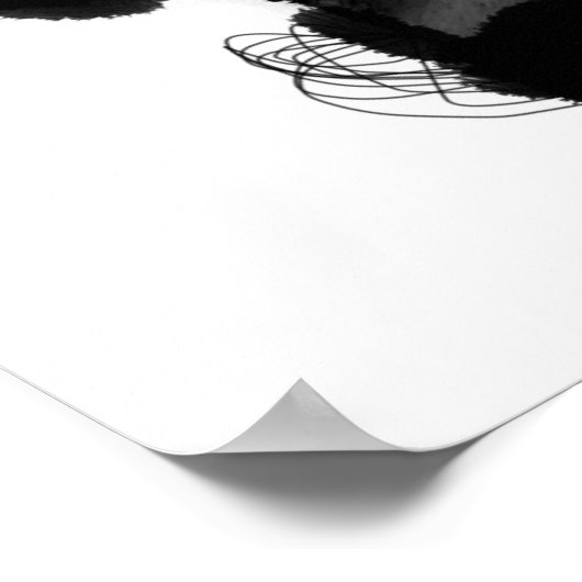 "Für Rose farbige Mädchen" Poster (Ecke)