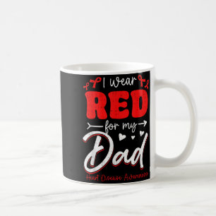 Für roten Vater Vater Herzkrankheit Kaffeetasse