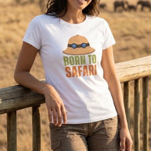 Für Safari-Abenteuer-Reisende-Wildlife-T-Shirt T-Shirt