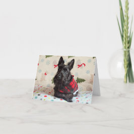 Für Santa Paws Card gewartet (mit Text) Karte