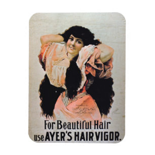 "Für schönen Haar-Gebrauch Ayers Haar-Stärke" Magnet