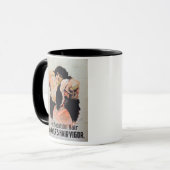 "Für schönen Haar-Gebrauch Ayers Haar-Stärke" Tasse (Vorderseite Links)