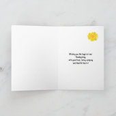 Für Schwiegermutter Erntedank Bouquet von Blume Karte (Innenseite)