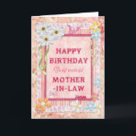 Für Schwiegermutter Handwerksgeburtstagskarte Karte<br><div class="desc">Sagen Sie alles Gute zum Geburtstag mit einer herrlichen Schrottanmeldung Handwerkskarte. Mit Losen Blumen,  Schmetterlinge und sogar freundlichen Raupe,  ist diese Karte sicher sich zu erfreuen. Copyright Norma Cornes.</div>