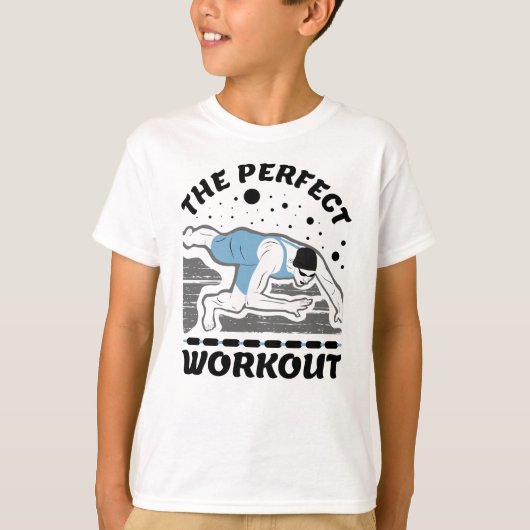 Für Schwimmer - das perfekte Trainingsschwimmbad T-Shirt (Vorderseite)