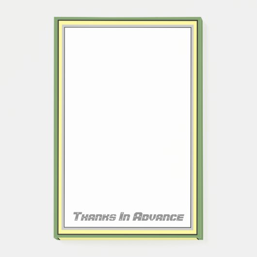 für sein Amt Post-it Klebezettel (Vorderseite)