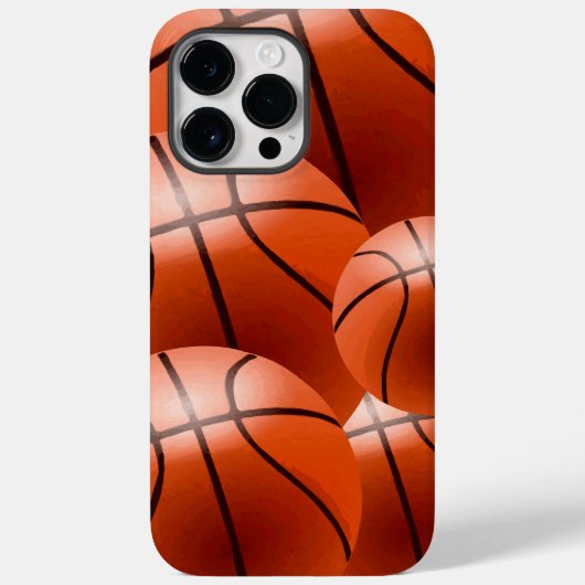 Für sein modernes grafisches Basketball iPhone Case-Mate iPhone Hülle (Rückseite)