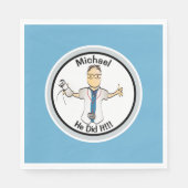 Für seinen blauen Arzt Ärztlicher medizinischer Ab Serviette (Vorderseite)