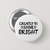 Für Shine Bright Espel Graphics Aesthetic Button (Vorne & Hinten)