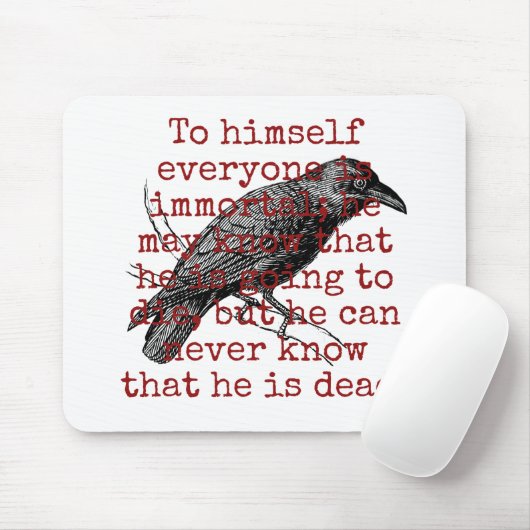 Für sich selbst ist jeder unsterblich - ein Todesu Mousepad (Mit Mouse)