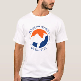 Für sich selbst ist wahres Shirt - blau/orange