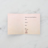 Für sie...Baby Dusche Einladung (Innenseite)