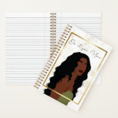 Für Sie | Black Girl | SpiralNotebook Notizblock (Innen)