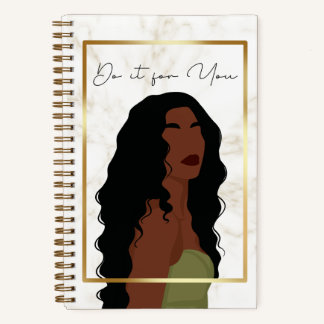 Für Sie | Black Girl | SpiralNotebook Notizblock