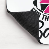 Für sie Brustkrebs-Bewusstsein Mousepad (Ecke)