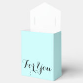 Für Sie ein Geschenk blau Geschenkschachtel (Geöffnet)